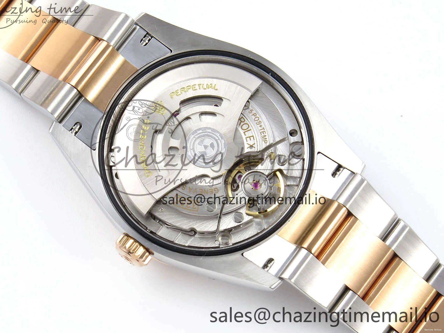 1222 TechFriendly DateJust 36 126231 EWEF Best Edition Gray Stick Dial on SS RG Oyster Bracelet A 661